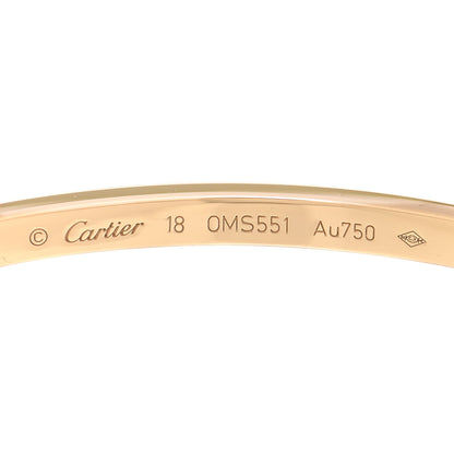 Cartier 18K Yellow Gold Small LOVE Bracelet 18 5 of 6