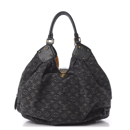 Louis Vuitton Denim Mahina XL Black 1 of 9