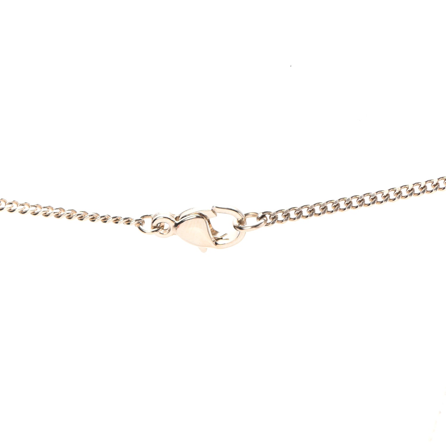 Chanel Enamel CC Camellia Pendant Necklace Gold Pink 4 of 5