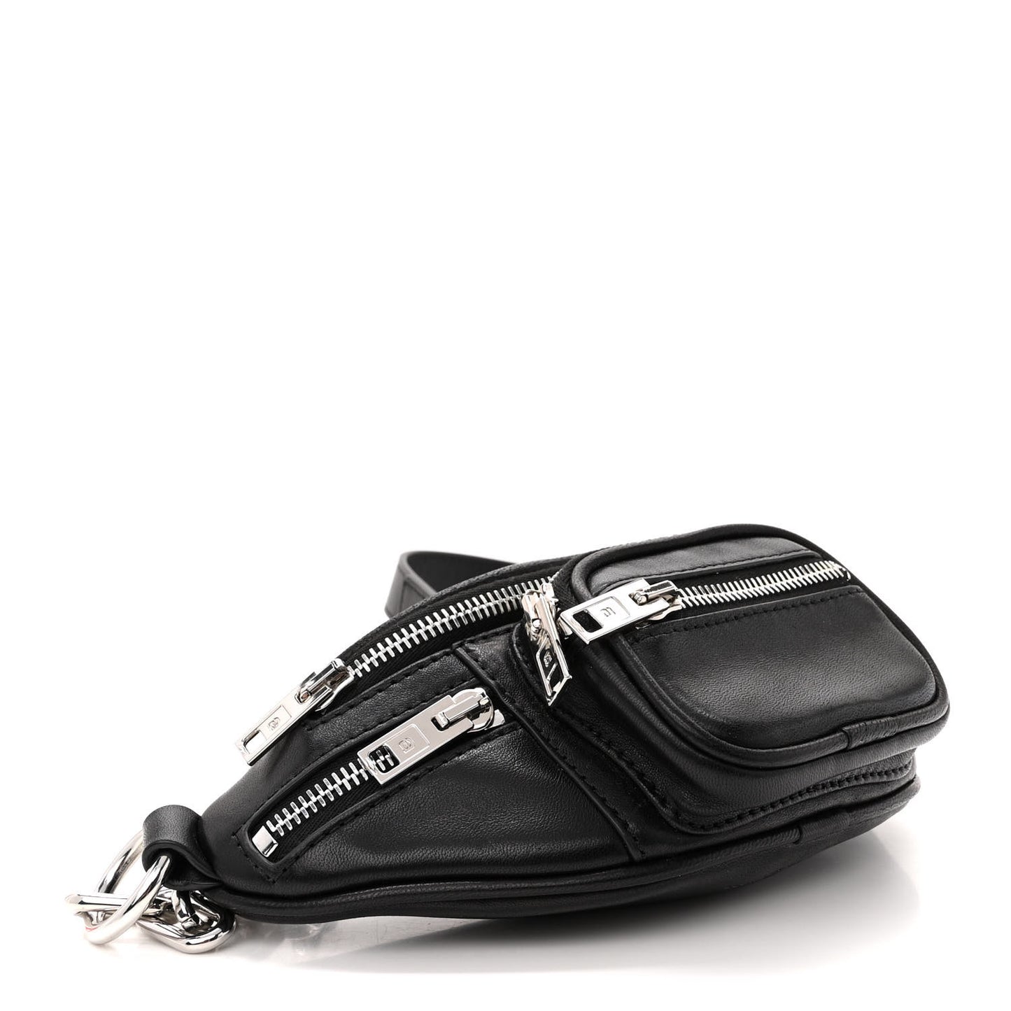 Lambskin Mini Attica Belt Bag Black