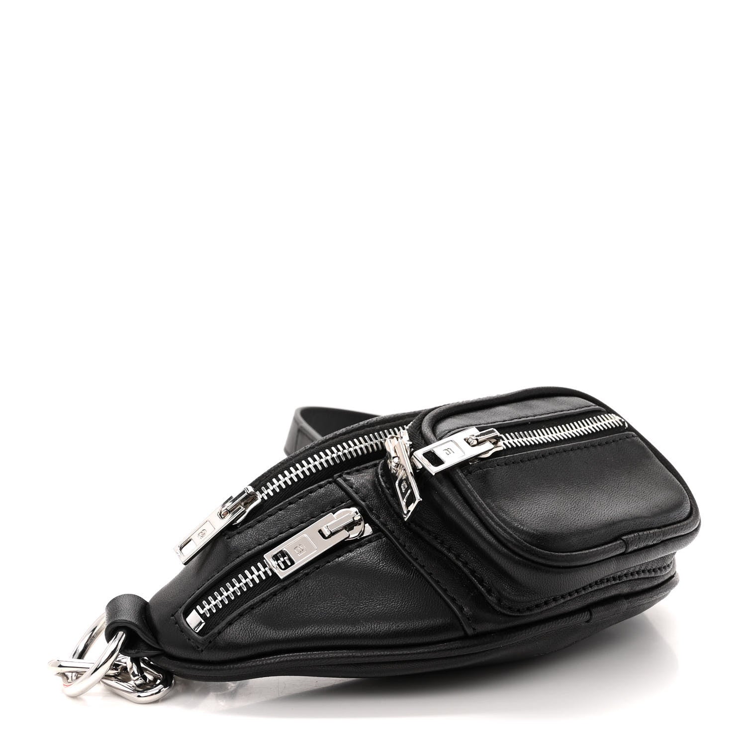 Alexander Wang Lambskin Mini Attica Belt Bag Black 4 of 9