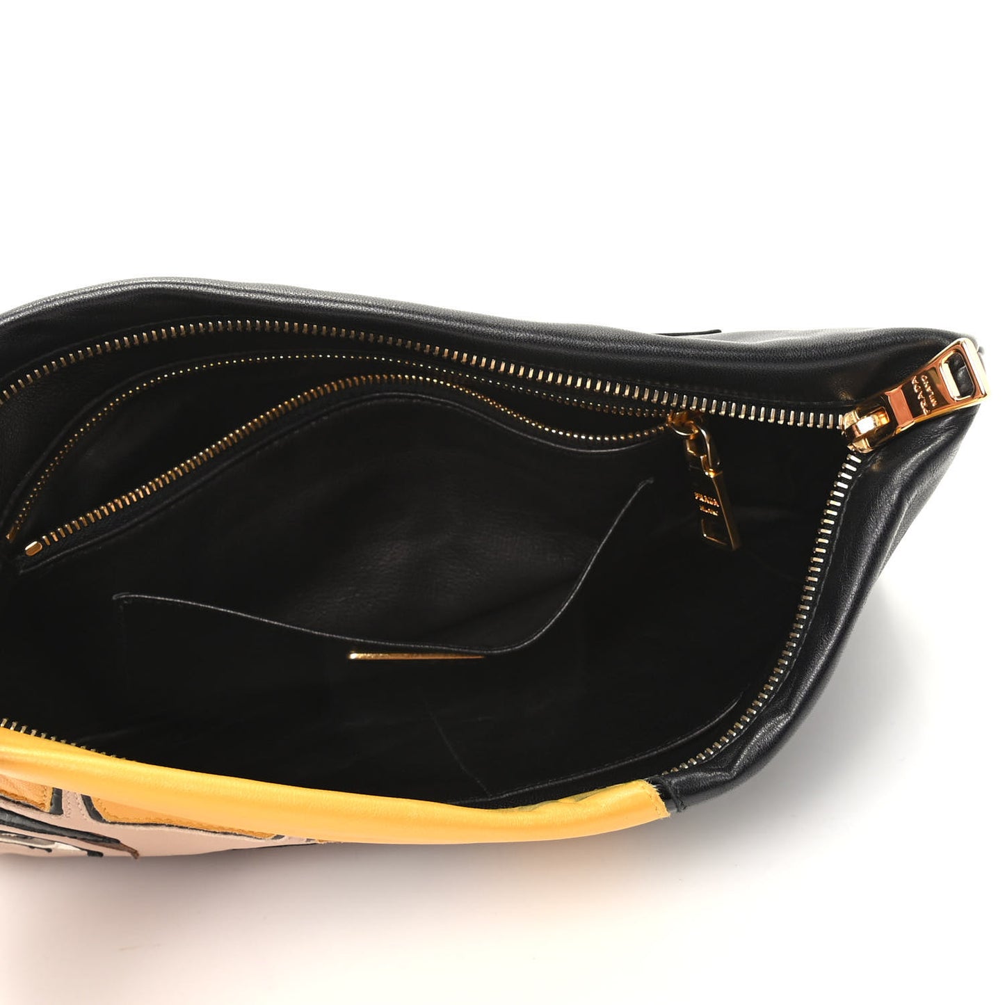 Nappa Pop Girl Zip Pouch Black