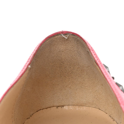Jimmy Choo Calfskin Windsor Star Flats 36 Pink 9 of 10