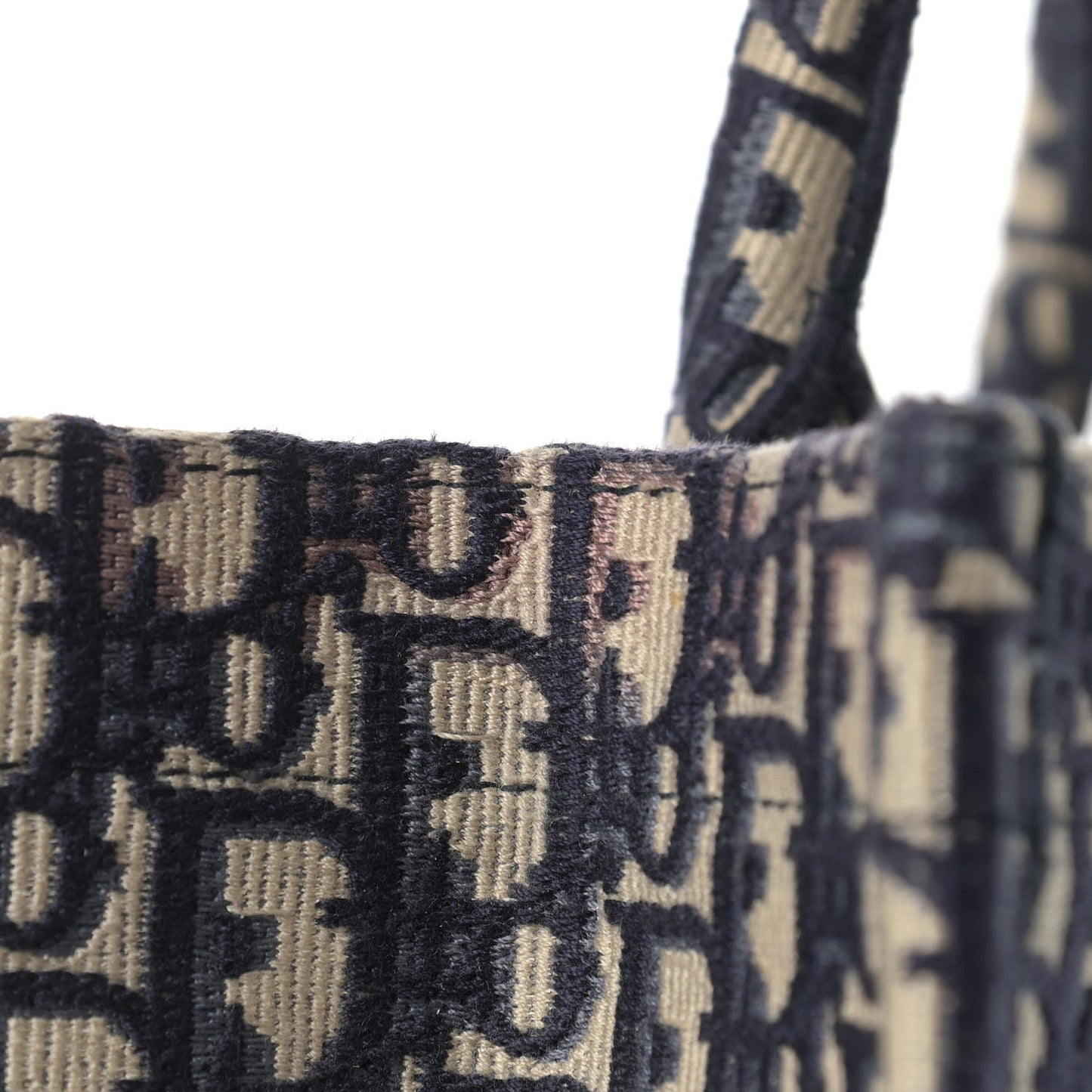 Oblique Large Book Tote Blue Multicolor