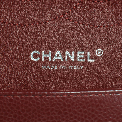 Chanel Caviar Jumbo Double Flap Red 6 of 8