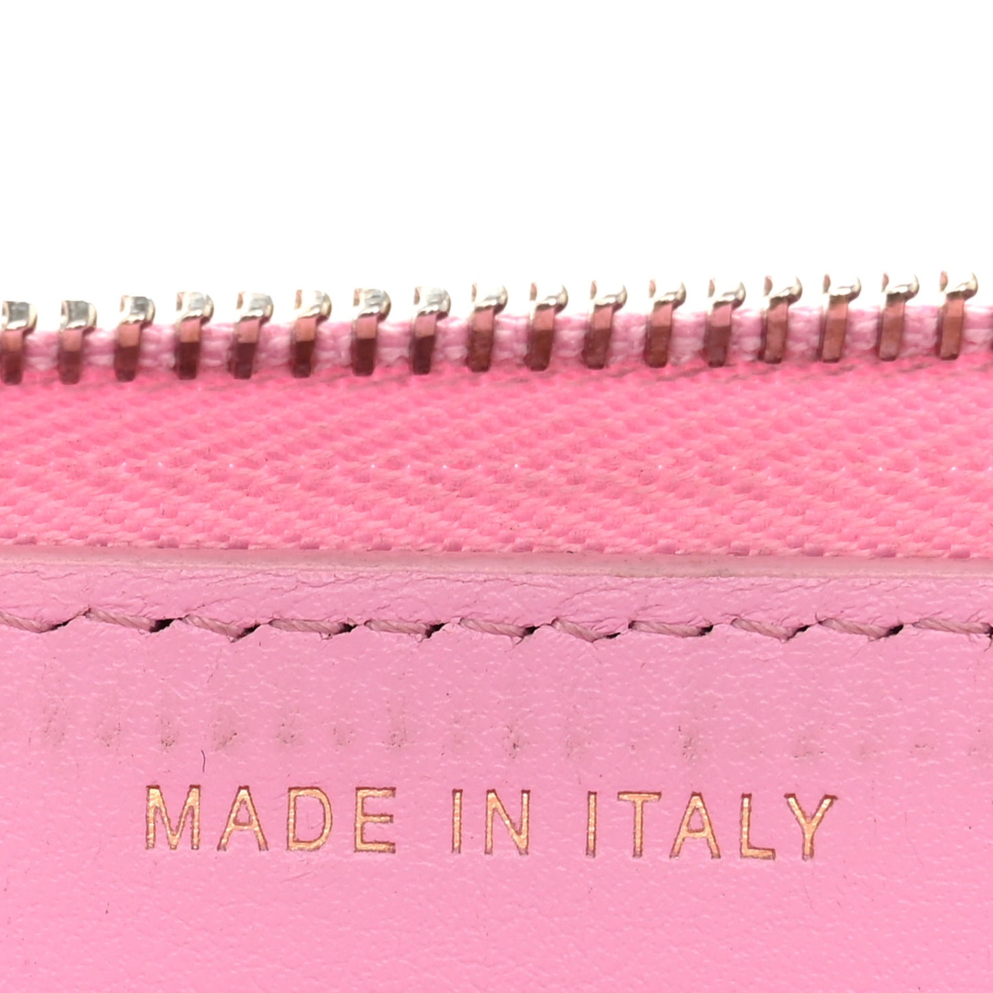 Caviar Quilted Large Gusset Zip Around Wallet Light Pink
