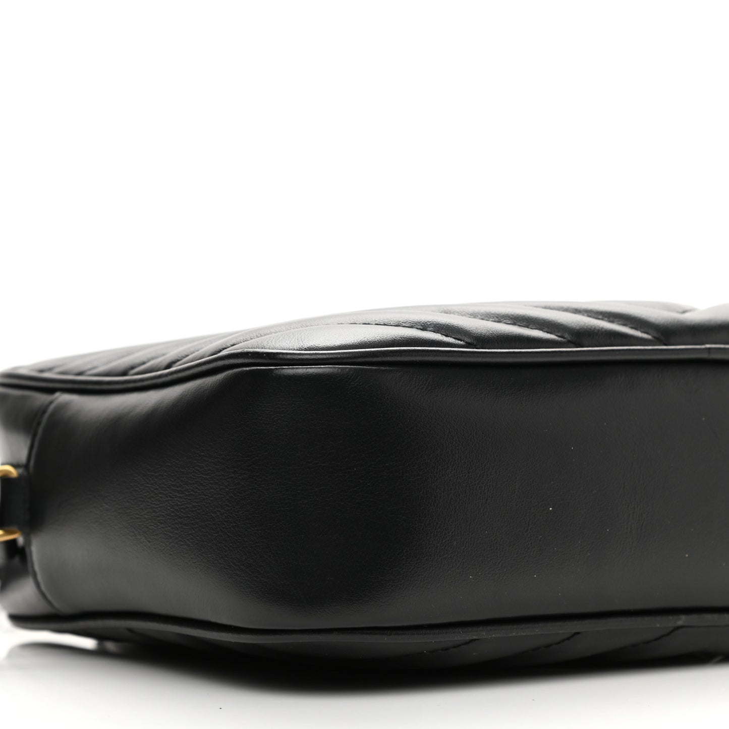 Calfskin Matelasse Monogram Lou Camera Bag Black