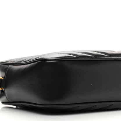 Saint Laurent Calfskin Matelasse Monogram Lou Camera Bag Black 9 of 10