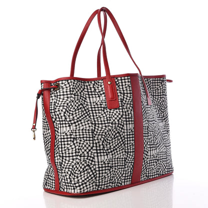 MCM Visetos Large Liz Reversible Shopper Tote Ruby Red 7 of 20