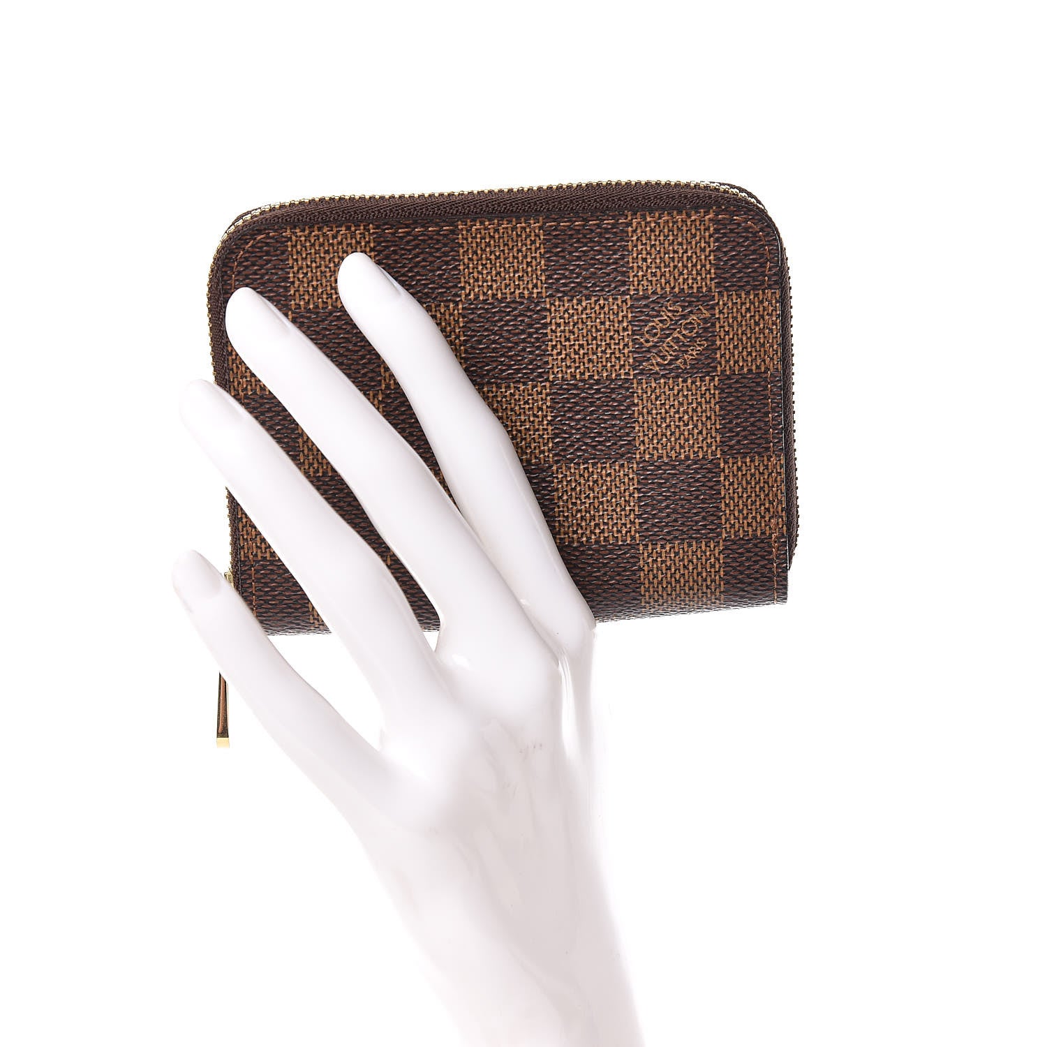 Louis Vuitton Damier Ebene Zippy Coin Purse 2 of 8