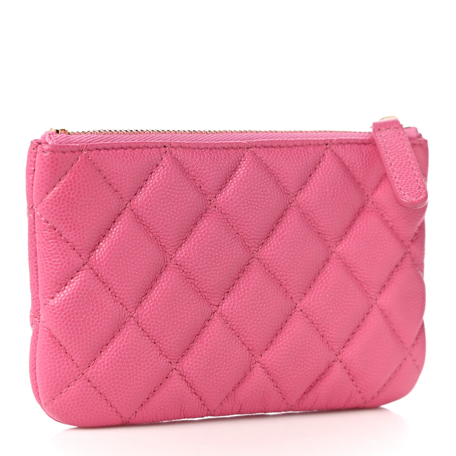 Chanel Caviar Quilted Small Cosmetic Case Pink 3 of 11