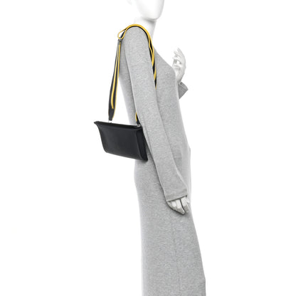 Hermes Togo Videpoches Caban Jaune De Naples Indigo 2 of 10