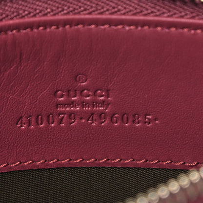 Gucci GG Supreme Monogram Blooms Small Zip Pouch Beige Multicolor Dry Rose 7 of 7