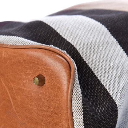 Burberry Canvas Mega Check Medium Ashby Hobo Saddle Brown 18 of 22
