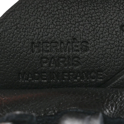 Hermes Milo Lambskin Grigri Rodeo Pegase Horse Bag Charm PM So Black 3 of 5