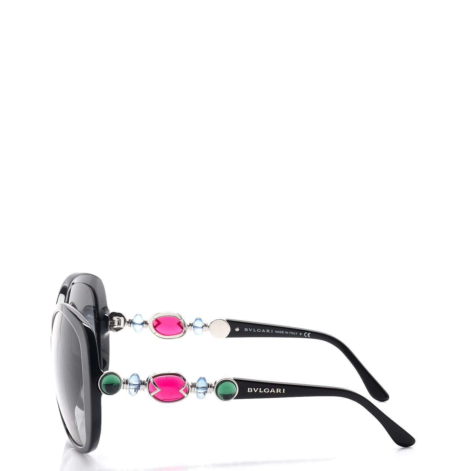 Bulgari BVLGARI Gem Sunglasses 8080-B Black Multi 2 of 9
