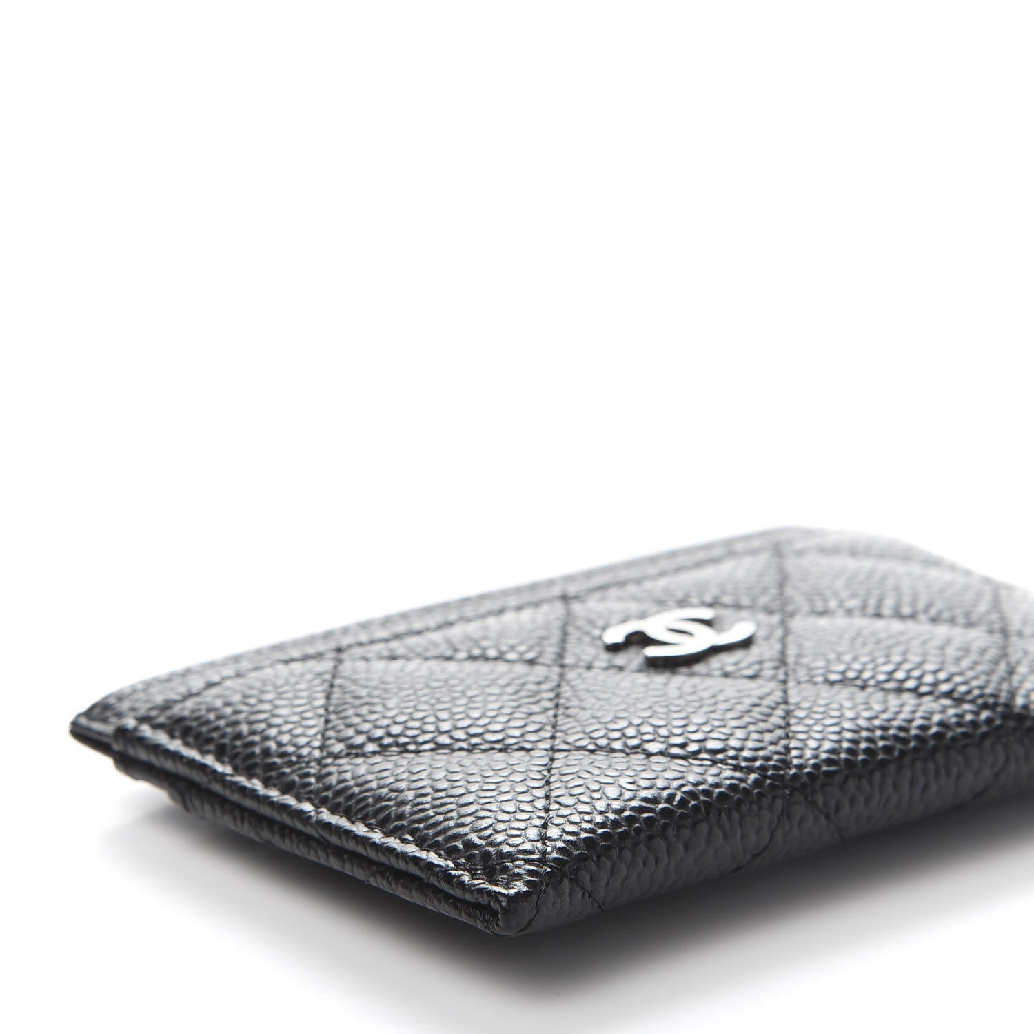 Chanel Caviar Quilted Card Holder Black 9 of 11