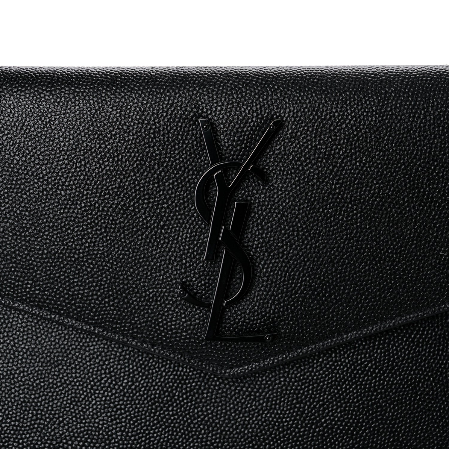 Saint Laurent Grain De Poudre Uptown Pouch Black 7 of 9