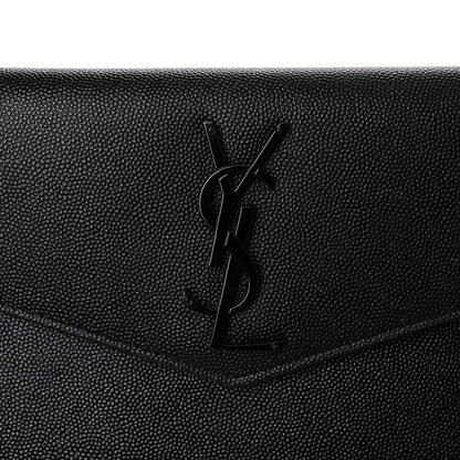 Saint Laurent Grain De Poudre Uptown Pouch Black 7 of 9