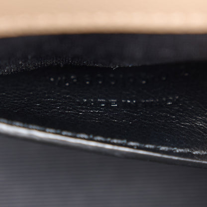 Saint Laurent Grain De Poudre Textured Mixed Matelasse Triquilt Small Monogram Satchel Dark Beige 7 of 11