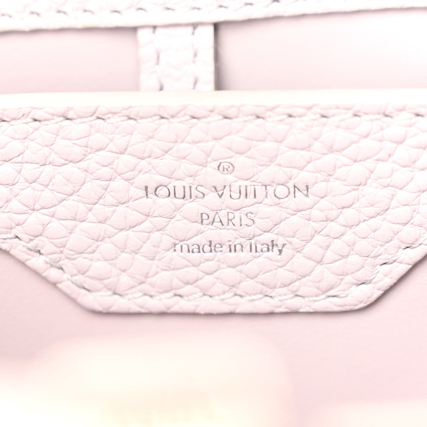 Taurillon Capucines PM Brume Olympe Blue White