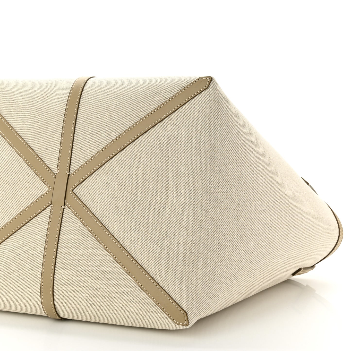 Cotton Canvas Mini Logo Horseferry Tote Bag Off White