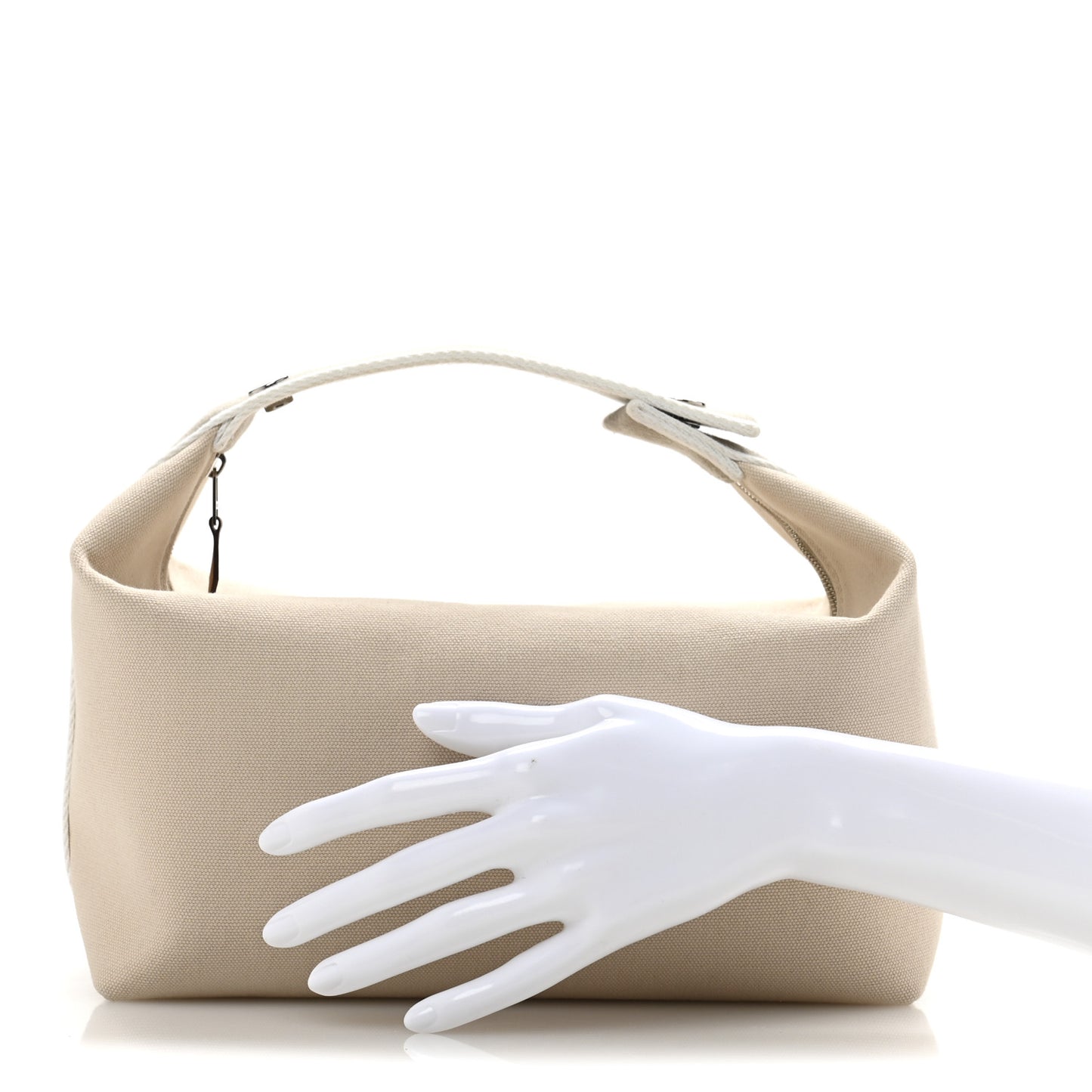 Canvas Large Bride-A-Brac Pouch Natural