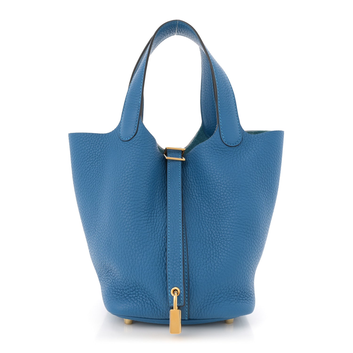 Hermes Taurillon Clemence Picotin Lock 18 PM Mykonos 1 of 10