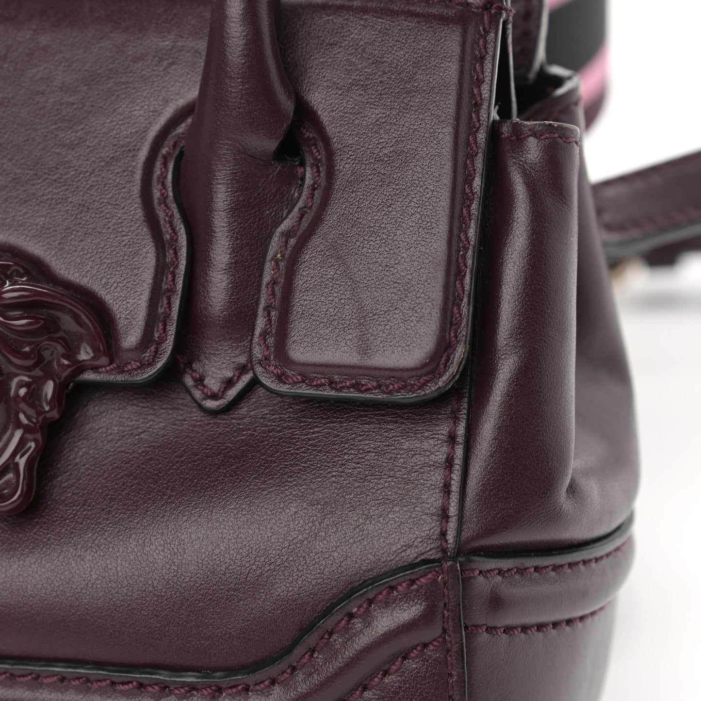 Calfskin Small Palazzo Empire Bag Burgundy