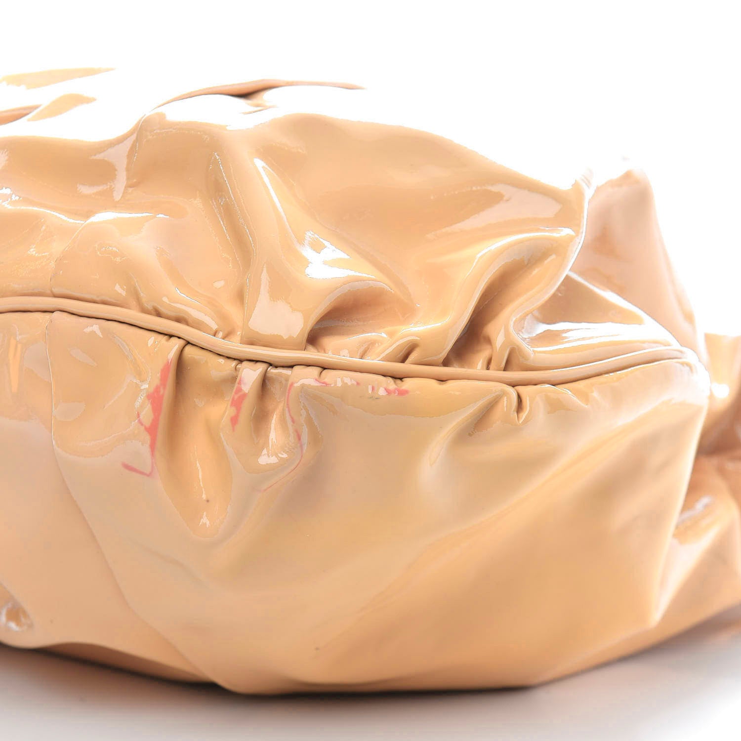 Gucci Patent Medium Hysteria Top Handle Bag Beige 8 of 14
