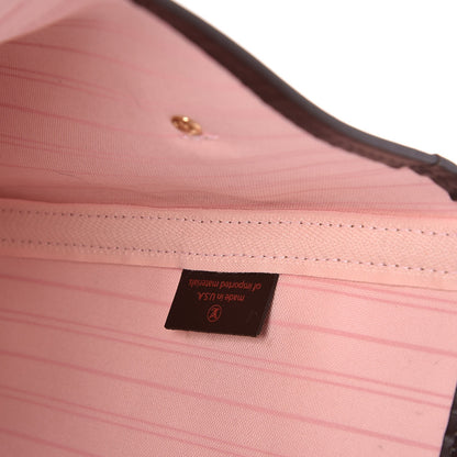 Louis Vuitton Damier Ebene Neo Neverfull MM Rose Ballerine 8 of 8