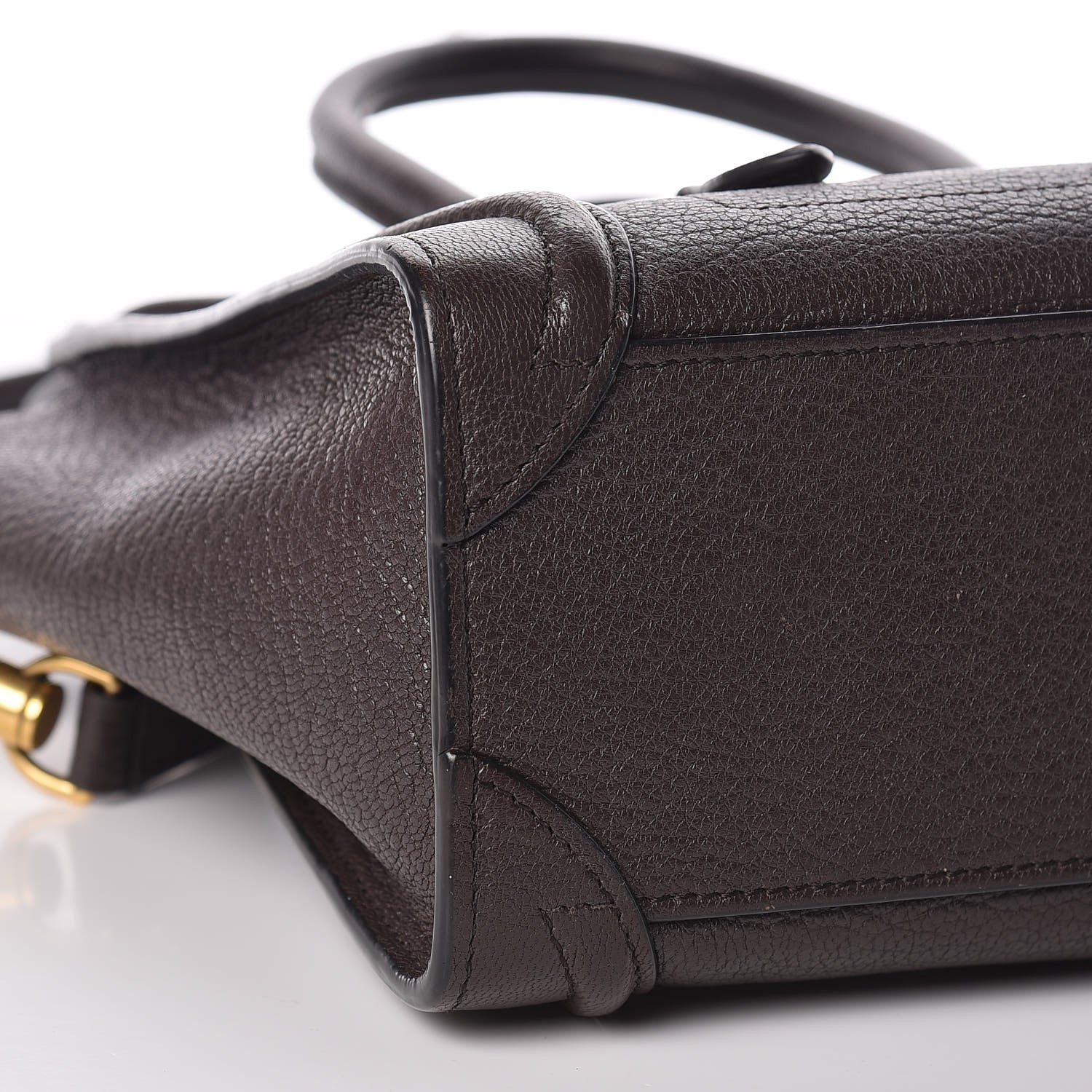 Celine Goatskin Nano Luggage Dark Taupe 11 of 15