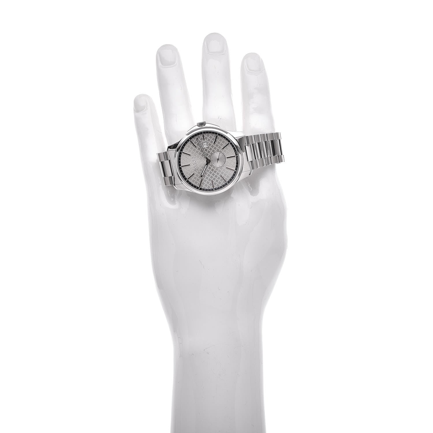 Gucci Stainless Steel 40mm G-Timeless Automatic Watch 2 of 9