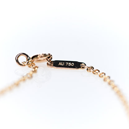 Tiffany 18K Rose Gold Diamond Atlas Bar Pierced Bracelet 4 of 5