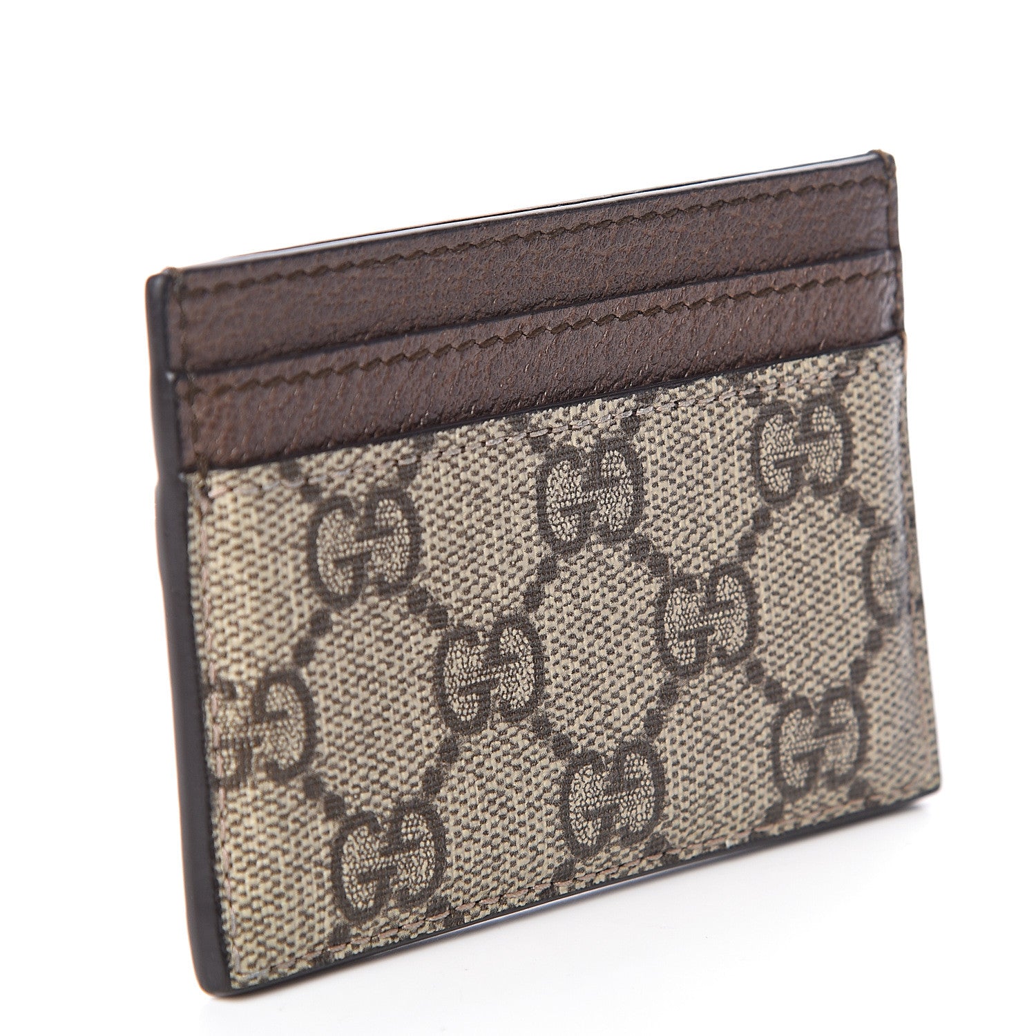 Gucci GG Supreme Monogram Ophidia Card Holder Brown 2 of 6