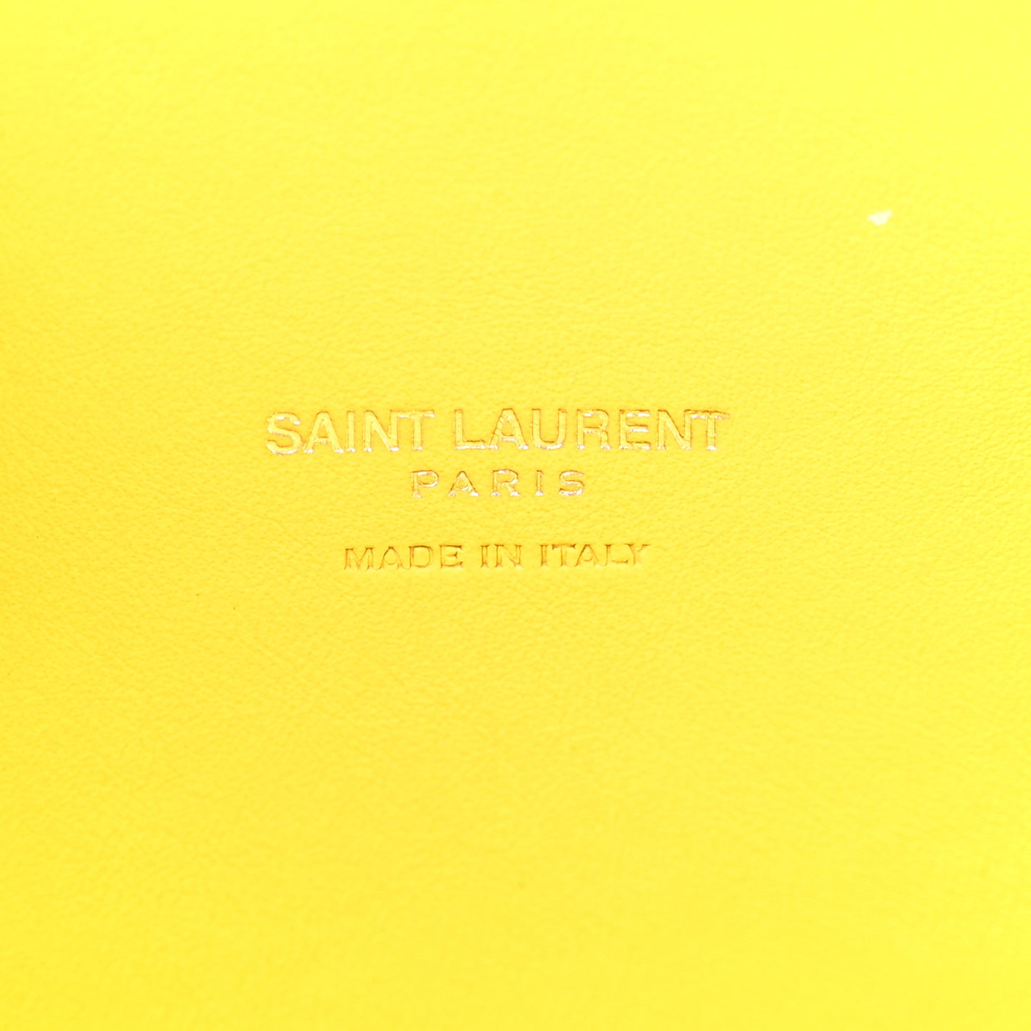 Grained Calfskin Baby Sac De Jour Jaune