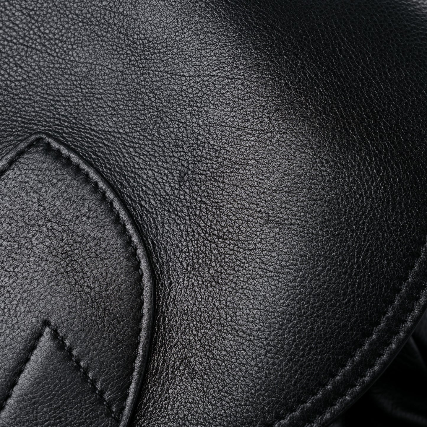 Calfskin Medium Biker Backpack Black
