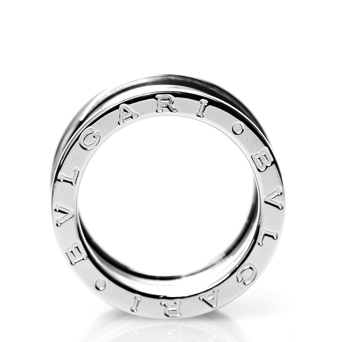 18K White Gold B.Zero1 Four-Band Ring 52 6