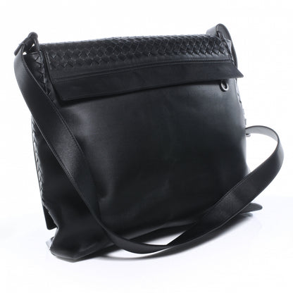 Bottega Veneta Nappa Intrecciato Messenger Bag Nero Black 3 of 8