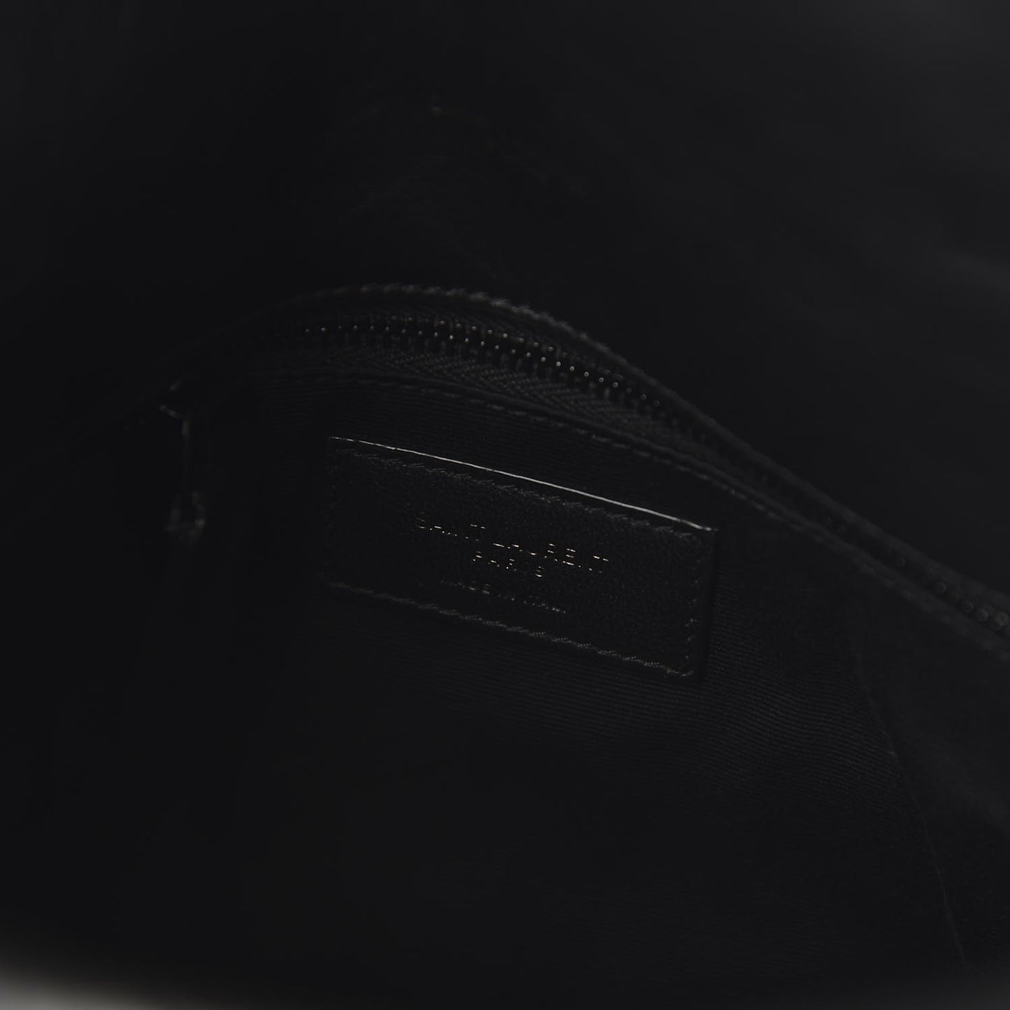 Lambskin Quilted Medium Loulou Puffer Monogram Chain Satchel Black