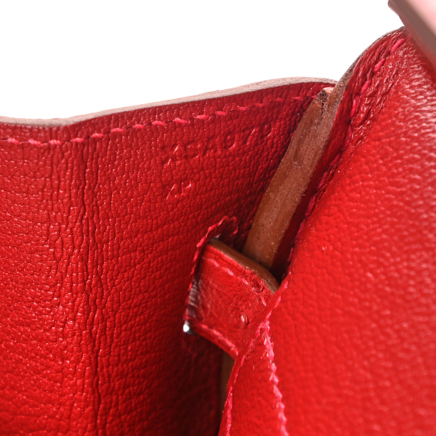 Ostrich Birkin 30 Rouge Vif