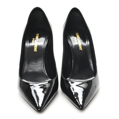 Saint Laurent Patent Calfskin Zoe 85 Pump 38 Black 3 of 10