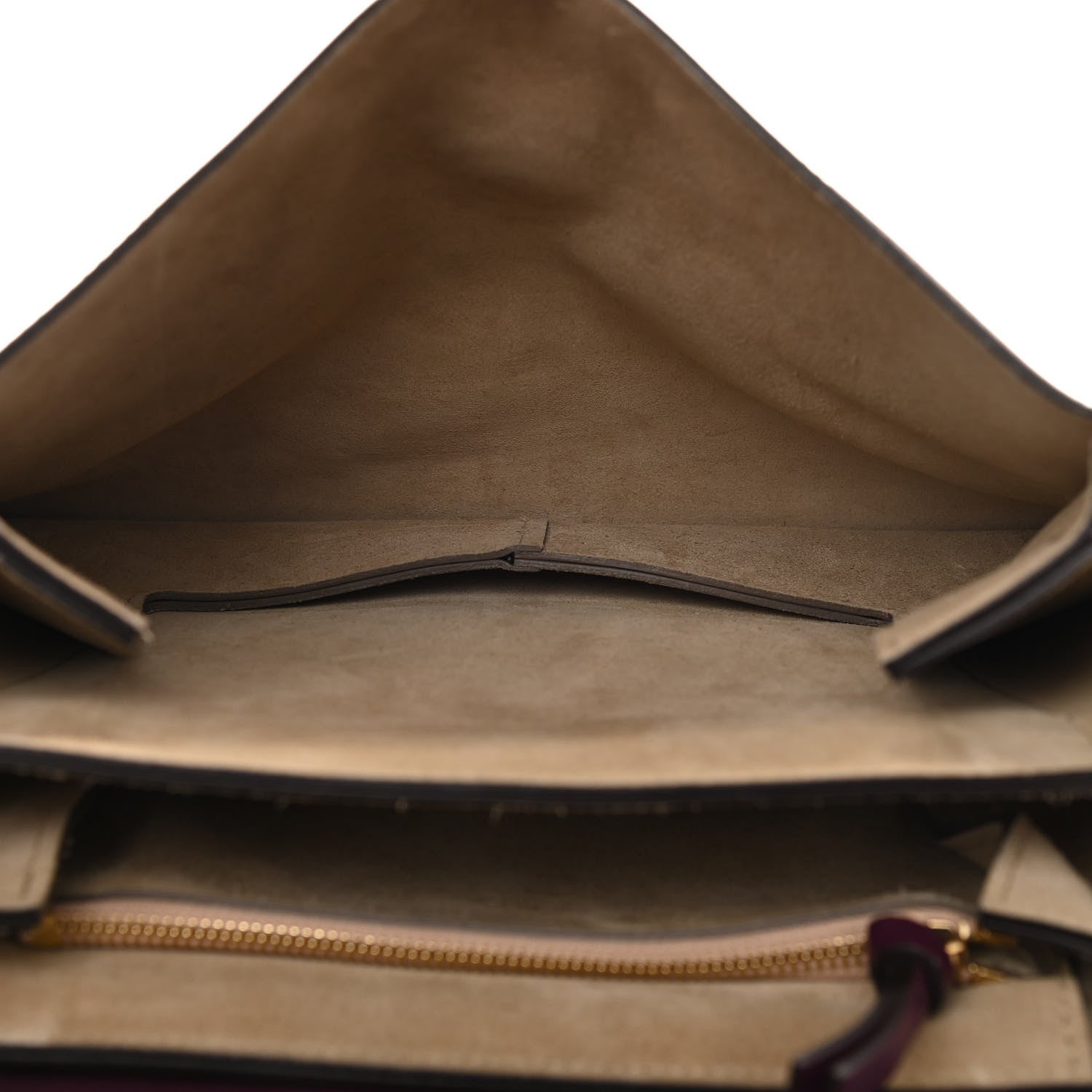 Chloe Calfskin Suede Medium Faye Shoulder Bag Intense Violine 5 of 15