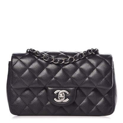 Chanel Caviar Quilted Mini Rectangular Flap Black 1 of 8