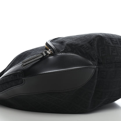 Fendi Zucchino Cuoio Chef Hobo Black 6 of 7