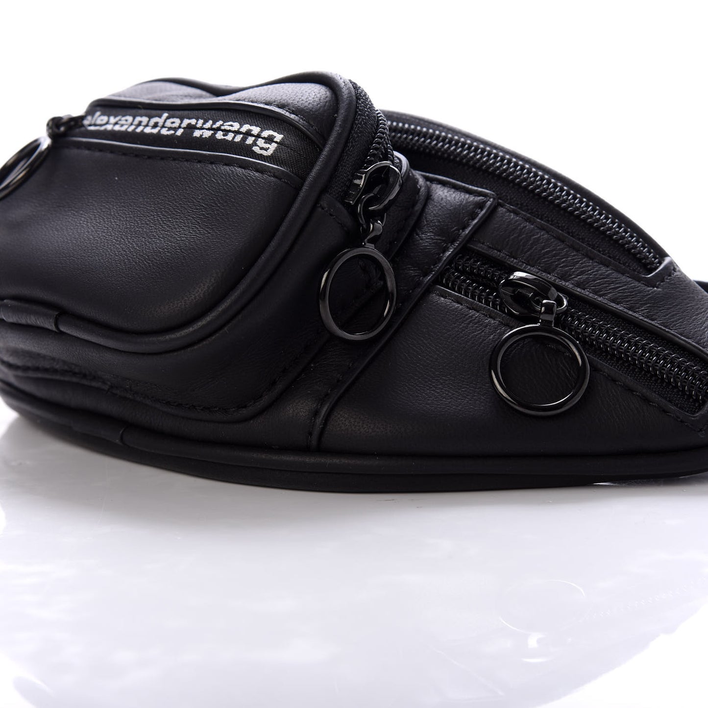 Lambskin Attica Mini Belt Bag Black
