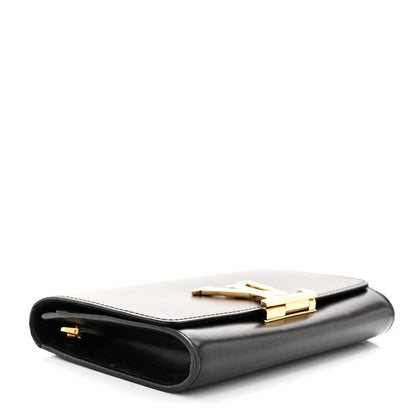 Louis Vuitton Calfskin Chain Louise MM Black 4 of 13