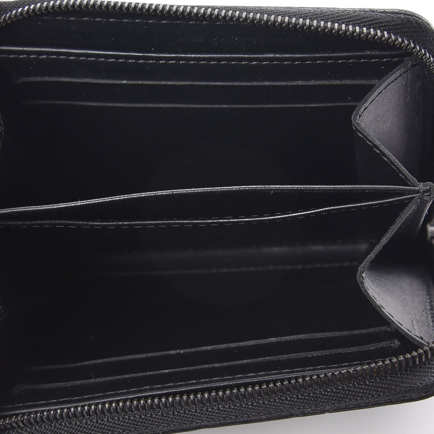 Vernis Zippy Coin Purse Wallet Noir Magnetique
