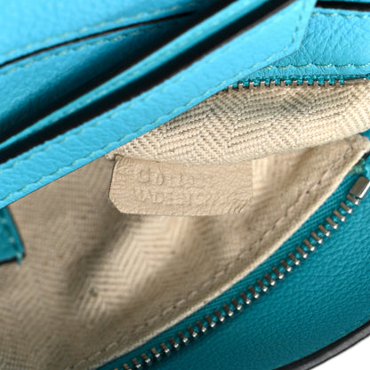 Loewe Calfskin Mini Puzzle Bag Cyan 7 of 10