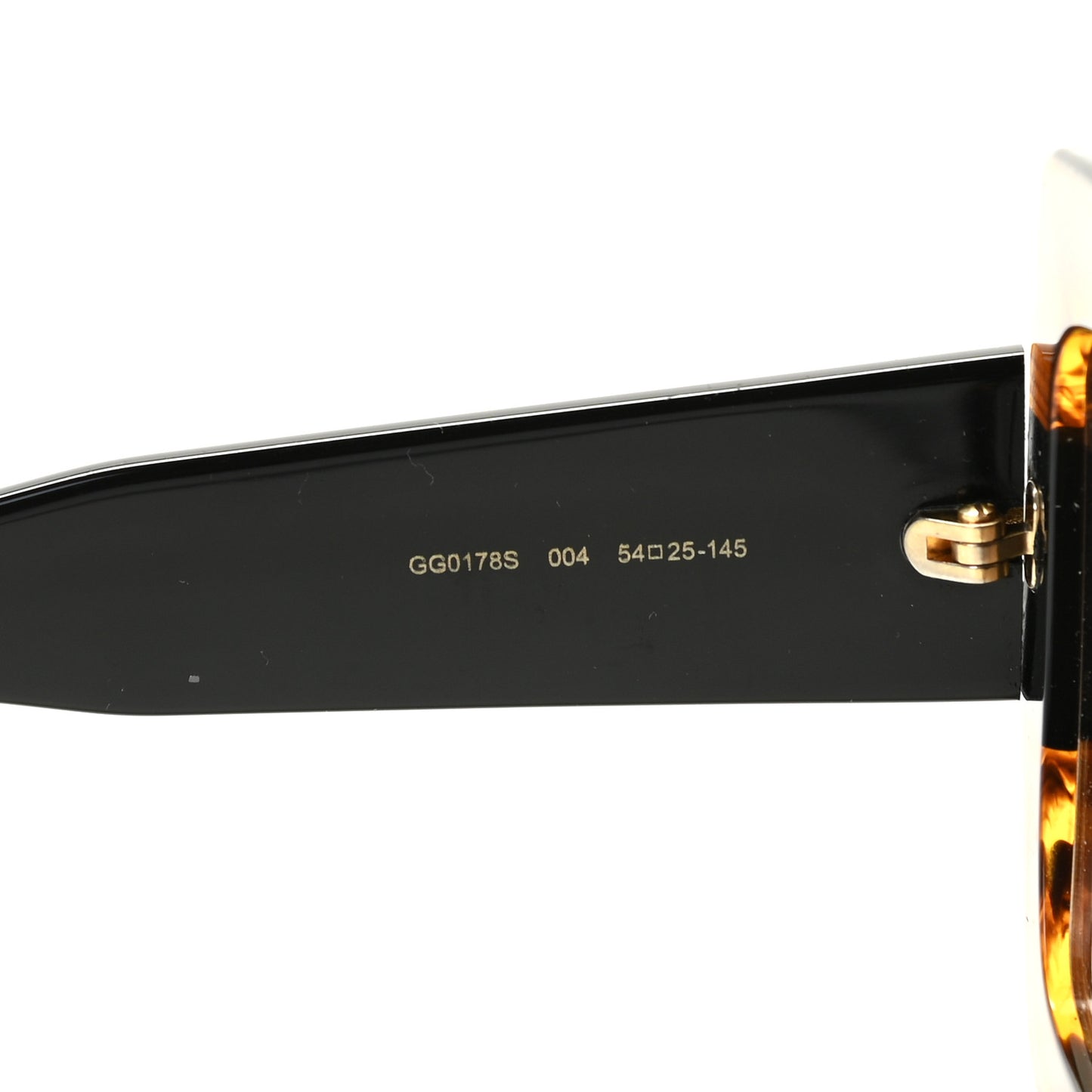 Square Frame GG0178S Sunglasses Havana